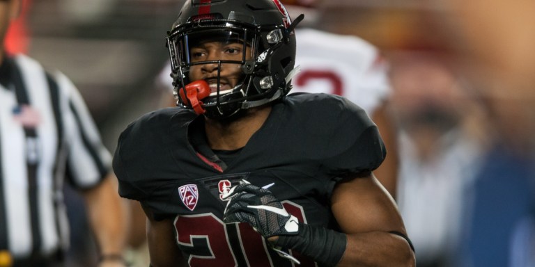 Senior Bobby Okereke has become more and more effective as the season has progressed. He currently ranks second in the team in sacks and second in tackles-for-loss. (RAHIM ULLAH/The Stanford Daily)