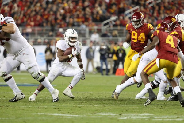 Bryce Love (above) declared himself to be 100 percent healthy ahead of Thursday's Alamo Bowl. The Cardinal will need him to be at the top of his game to take on the stout TCU defense. BOB DREBIN/isiphotos.com