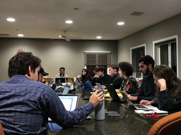 The 19th Undergraduate Senate in session (PAUL SERRATO/The Stanford Daily).