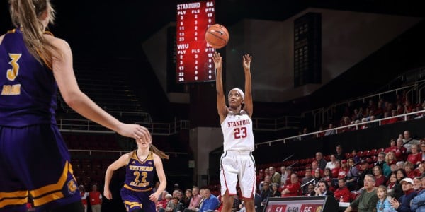 Freshman guard Kiana Williams has been a force for Stanford as she is averaging 12.6 points in her last three games.(BOB DREBIN/isiphotos.com)