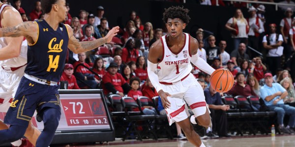 Stanford beat USC in Maples earlier this week thanks to a buzzer-beater by standout freshman guard, Daejon Davis. (Courtesy of ISI photos)