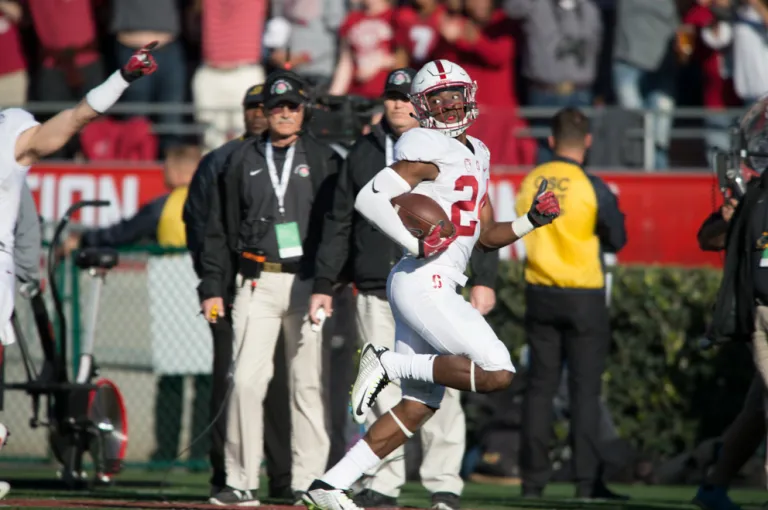 Forgoing their senior year of eligibility, juniors Justin Reid and Quentin Meeks declared for the 2018 NFL draft. Both are projected to be drafted in the second through fourth rounds of the draft. (RAHIM ULLAH/ The Stanford Daily)