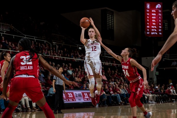 Senior guard Brittany McPhee's (12) 24 points were not enough to defeat Cal on Saturday in Haas Pavilion.(KAREN AMBROSE HICKEY/isiphotos.com)