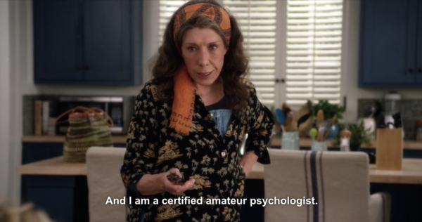 Living with a roommate as told by 'Grace and Frankie screencaps