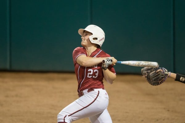 Sophomore third baseman Teaghan Cowles (above) finished 5-14 with three runs scored in four games in the Judi Garman Classic.(CASEY VALENTINE/isiphotos.com)