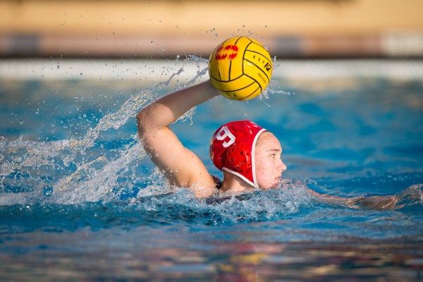 Sophomore Aria Fischer (above) rattled in the game-winning goal with five seconds remaining in Stanford's win over UCLA on Saturday afternoon. (ERIN CHANG/Stanford Athletics)