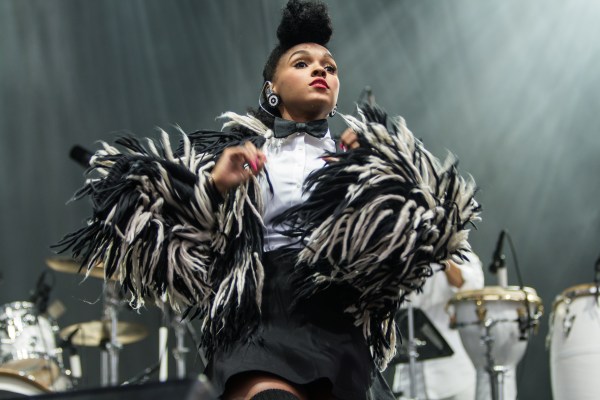 Janelle Monáe performing at Boston Calling in 2016. (ADAM SLASMAN/Flickr)