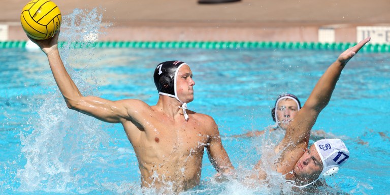 Junior Bennett Williams fires a shot during the Mountain Pacific Invitational this past weekend. Williams scored a goal in the finals against USC, but the Cardinal lost a 10-9 heartbreaker.