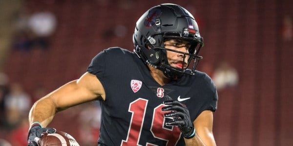 Senior wide receiver JJ Arcega-Whiteside (above) caught seven passes for 91 yards and a touchdown, his ninth of the year, in Stanford's 20-13 win over Arizona State. (JIM SHORIN/isiphotos.com)