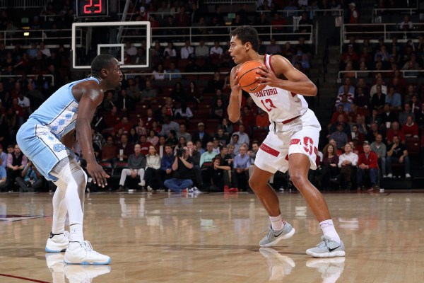 Sophomore forward Oscar da Silva (above) has shown great improvement in his second year on the farm. Despite struggling in the first half, Da Silva responded with 11 points on 5-9 shooting, a three-pointer, six rebounds, two assists and only one turnover in the second half, which the Cardinal won. (BOB DREBIN/isiphotos.com)