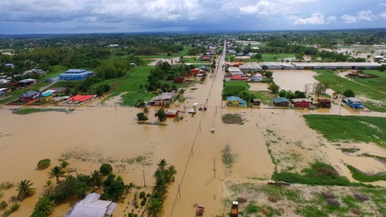 Flooding in Trinidad and Tobago (Courtesy of WiFundYou).