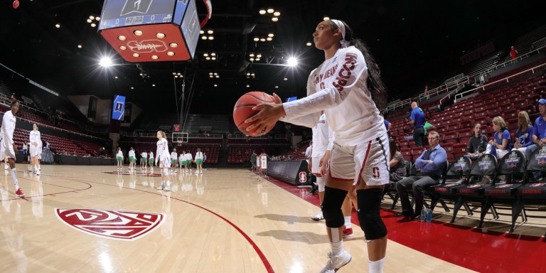 Junior guard Dijonai Carrington's (above) contributions were instrumental to the attempted Cardinal comeback against Gonzaga. (BOB DREBIN/isiphotos.com)