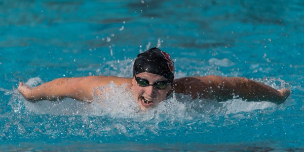 Katy Ledecky (above) qualified for the 2020 Olympic qualifiers at the team USA winter nationals. (BILL DALLY/isiphotos.com)