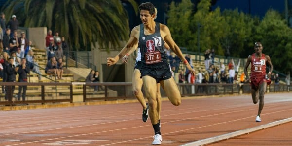 Nine-time All-American Grant Fisher (above) headlines the Cardinal runners attending the UW Invitational. (JOHN P. LOZANO/isiphotos.com)