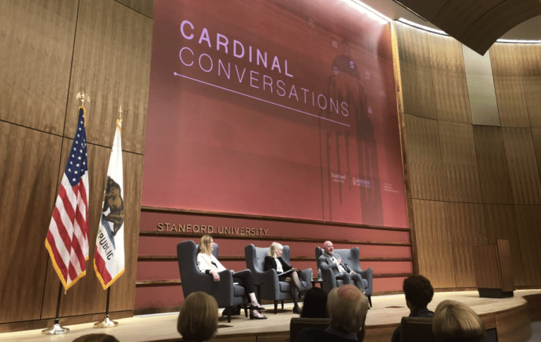 In its inaugural year, the Cardinal Conversations forum welcomed guests such as Christina Sommers and Andrew Sullivan to promote a more diverse campus discourse.