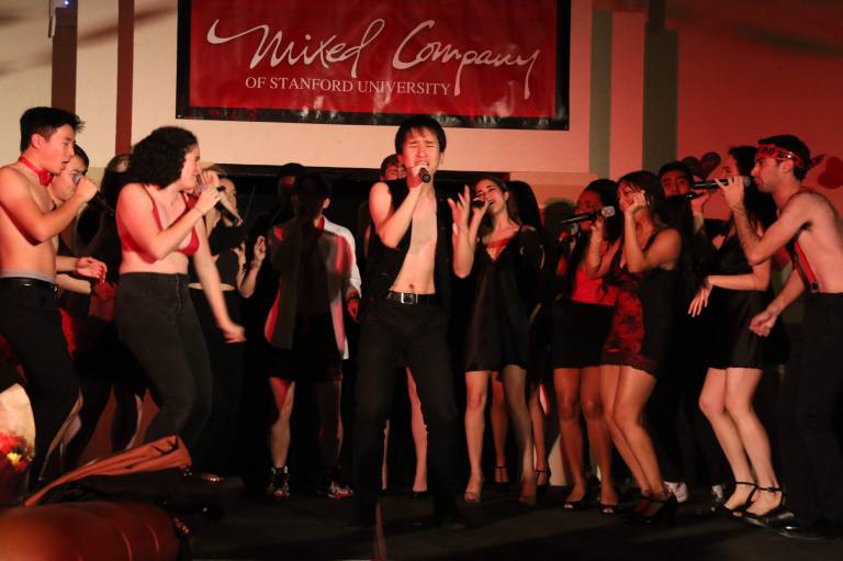 In celebration of Valentine's Day, a cappella group Mixed Company presented "Love Sucks" (courtesy of Faith Koh).