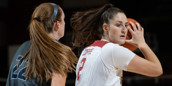 Senior Shannon Coffee (above) picked up four rebounds in the team’s most recent 75-70 win over rival California last Saturday. (DON FERIA/isiphotos.com)