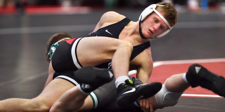 Redshirt sophomore Requir van der Merwe (above) claimed the Pac-12 title in the 149 pound weight class, boosting the Cardinal to their first ever Pac-12 championship. (HECTOR GARCIA-MOLINA/isiphotos.com)