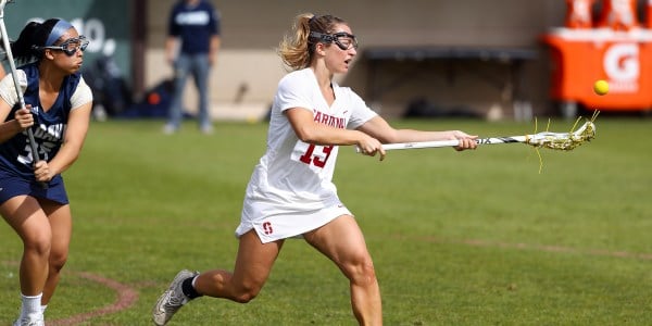 Sophomore attacker Ali Baiocco (above) paced the Cardinal against San Diego State with four goals. (HECTOR GARCIA-MOLINA/isiphotos.com)