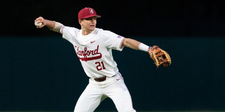 Sophomore Tim Tawa (above) scored the first Cardinal run on Sunday with a solo home run in the bottom of the second, recording his third homer in six games and second of his career against UCLA. (JOHN P. LOZANO/isiphotos.com)