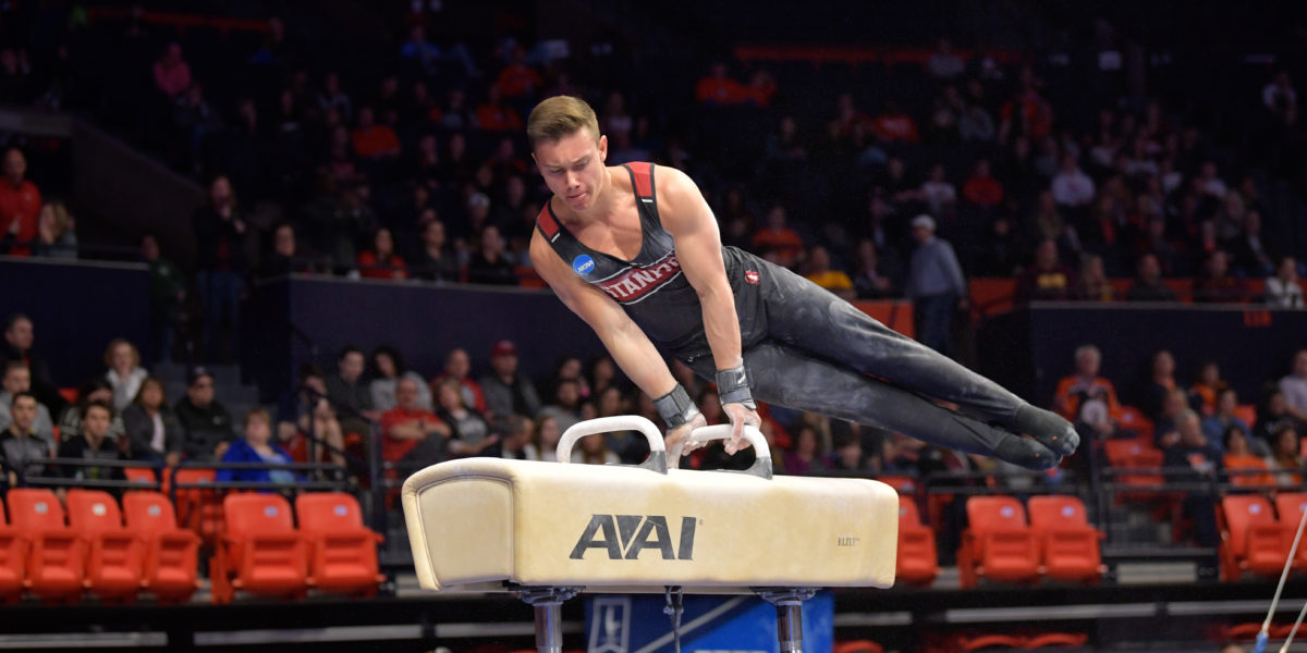 Men’s gymnastics wins its sixth NCAA title, ending Sooners’ four-title streak in upset