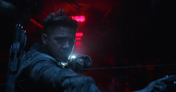 Novices watching "Avengers: Endgame" may not understand why Hawkeye (Jeremy Renner) embarks on a killing spree (courtesy of Disney and Marvel Studios).