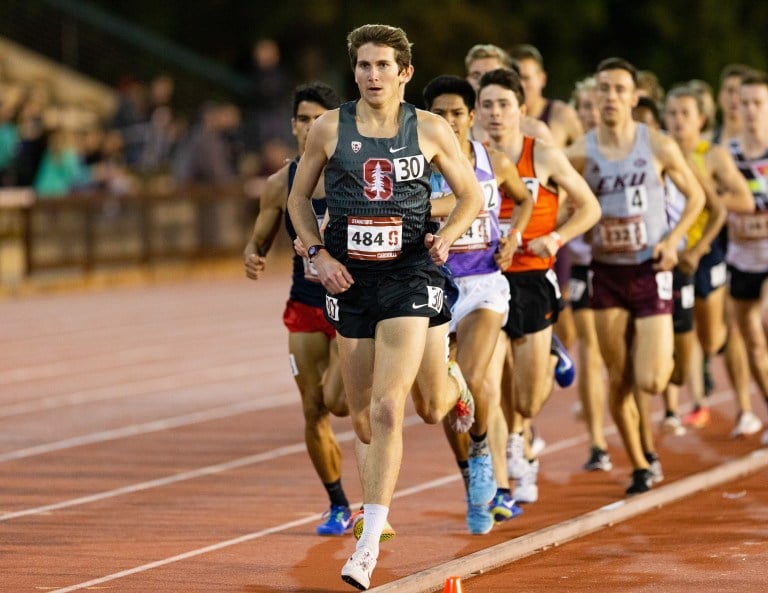 Fifth-year Steven Fahy (above) will represent the Cardinal in the men's 3,000-meter steeplechase, an event that he finished third in at the outdoor NCAA Championships. Reigning NCAA Champion, Obsa Ali will also be in the highly competitive field. (JOHN P. LOZANO/isiphotos.com)