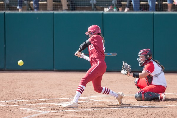 Junior Montana Dixon (above) played well against the Huskies, going five for eight on the weekend against the second ranked team in the nation. On Sunday, it was announced that Stanford will continue its season in post season play. (MACIEK GUDRYMOWICZ/isiphotos.com)