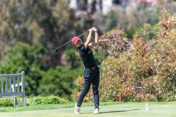 All of the pressure fell on Junior ZiYi Wang (above) as Duke and Stanford were tied 2-2, but she pulled herself out of a three-hole-deficeit in the final round to force a playoff to decide the match. The Cardinal ultimately failed to pull off the upset as the Blue Devils edged them out 3-2, ending their title bid in nail-biting fashion. (ROB ERICSON/isiphotos.com)