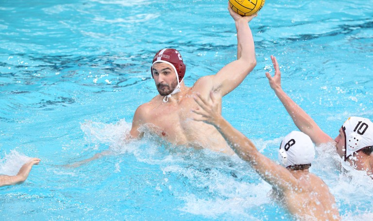 Junior Tyler Abramson (above) contributed a career-high six goals in Stanford's season-opening victory to Navy. After four games, the Cardinal outscored its opponents 90-14 over the weekend. (HECTOR GARCIA-MOLINA/isiphotos.com)