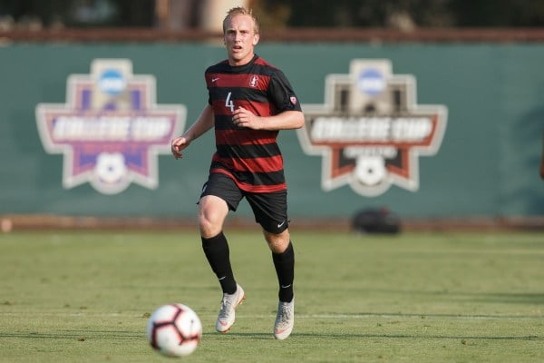 Senior midfielder Derek Waldeck (above) leads the Cardinal in points (10) with three goals and four assists. In the 2019 season, Waldeck has already tripled the amount of goals he scored in the 2018 season (1). (DAVID ELKINSON/isiphotos.com)