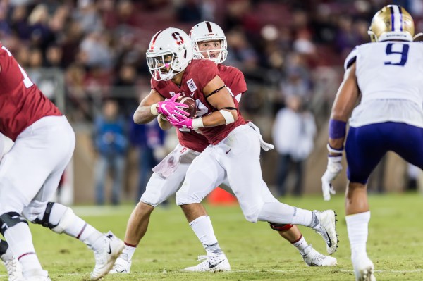 Fifth-year running back Cameron Scarlett (above) rushed for 33 yards on just 4 carries in last season's 49-42 shootout win over UCLA in the Rose Bowl. Last time out, Scarlett rushed for a career-high 151 yards on 33 carries, including the final nine plays to run out the clock in the 23-13 upset victory against Washington. (KAREN AMBROSE HICKEY/isiphotos.com)