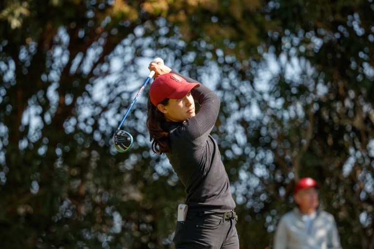 Senior Albane Valenzuela (above) announced on Nov. 12 her intention to immediately turn pro and forgo the remainder of her senior season. Despite no longer competing for the Cardinal, Valenzuela plans to stay on campus to train and complete a degree in political science.
(Photo: BOB DREBIN/isiphotos.com)