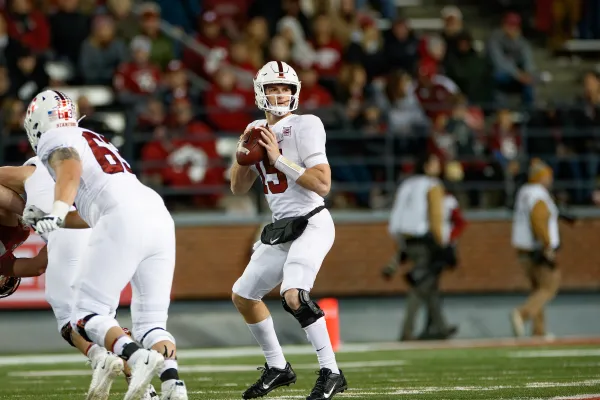 Junior quarterback Davis Mills (above) will be playing in his first career Big Game the week after breaking a 21-year record for program passing yards in a game. (BOB DREBIN/isiphotos.com)