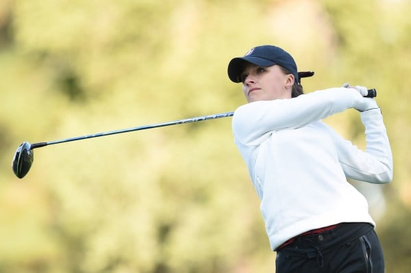 Sophomore Aline Krauter finished the Nanea Pac-12 preview tied for tenth overall. She finished with 13 birdies, which tied for third-most in the field.  (CODY GLENN/isiphotos.com)