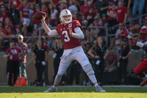 Senior quarterback K.J. Costello (above) aired it out during Stanford's 41-31 win over Arizona and will need to have a repeat performance in Colorado on Saturday. The Buffs rank 124th in passing efficiency allowed, a weakness Costello and the Stanford receiving corps will look to exploit. (Photo: Jim Shorin/isiphotos.com)