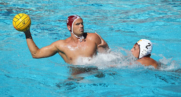 Redshirt junior 2M Ben Hallock (above) tied a career high with eight goals against Cal in a 15-8 Cardinal victory. (Photo: HECTOR GARCIA-MOLINA/isiphotos.com)