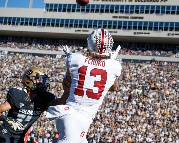 Sophomore wide receiver Simi Fehoko (above) is averaging an unseemly 29.7 yards per reception through nine games, including a 79-yard touchdown last week. (Photo: BOB DREBIN / isiphotos.com)