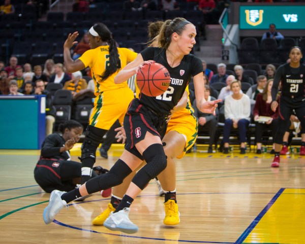 Sophomore guard Lexie Hull (above) has started the first two games for the Cardinal, compiling the most minutes and points, boosted by a 27-point outing last time out in San Francisco. (Photo: ERIN CHANG / isiphotos.com)