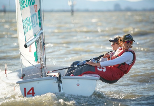 The sailing team (above) will race against Cal in the big sail later today at noon. Stanford has won the last 14 consecutive meetings (JOHN TODD/isiphotos.com).