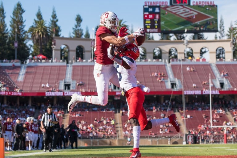 Sophomore wide receiver Simo Fehoko (above) has 15 catches for 448 yards with a team-best six touchdowns, five of which have come in the past three games. (JIM SHORIN/isiphotos.com)