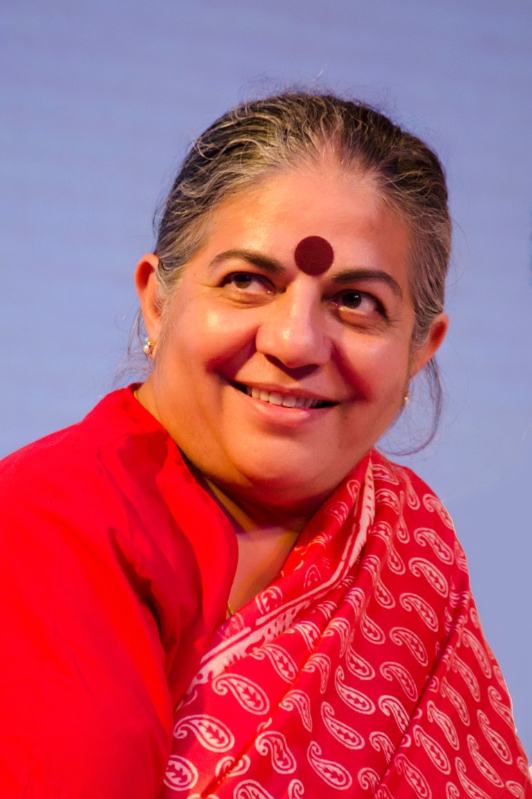 Dr. Vandana Shiva delivered the Schneider Memorial Lecture last week. Her invitation incited mild controversy. (Wikimedia Commons)