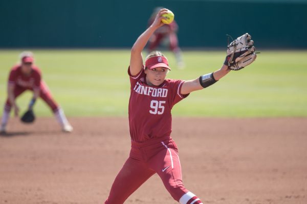 Junior pitcher Maddy Dwyer got the start in Thursday's season opener and pitched for 7.1 innings. She was followed on the mound by senior Kiana Pancino, who finished off the shoutout against Grand Canyon. (PHOTO: Maciek Gudrymowicz/isiphotos.com)