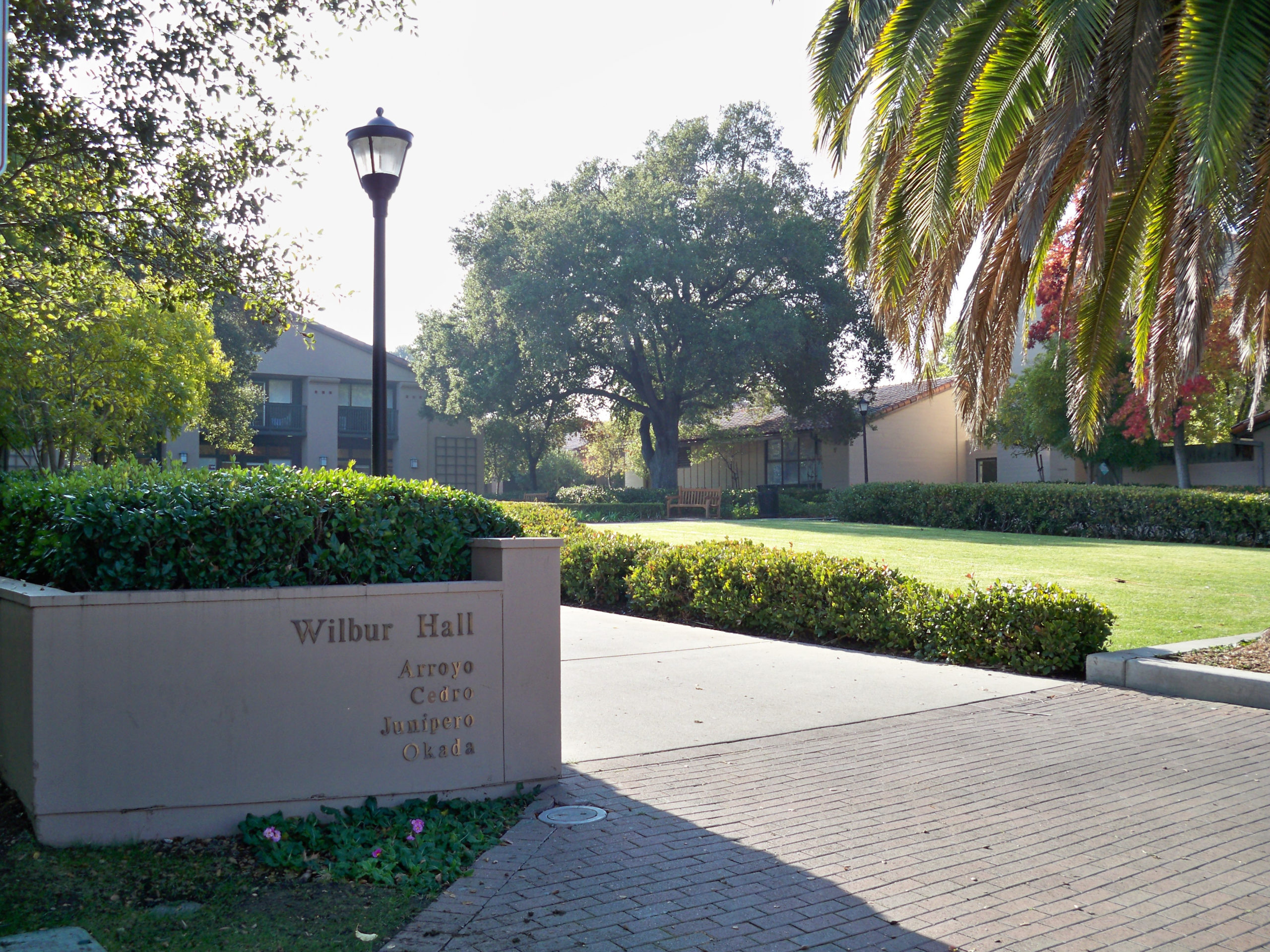 Entrance to Wilbur Hall