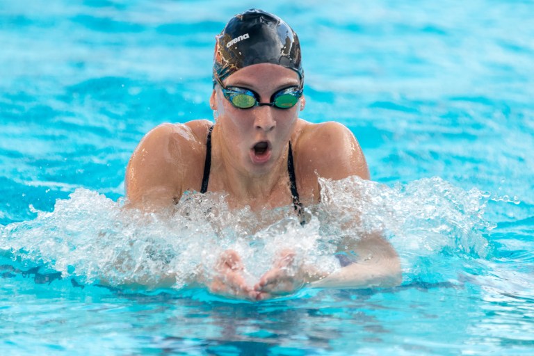 Junior Brooke Forde (above) is the only member of the women's swimming and diving team with an individual NCAA championship. A seven-time All American, Forde won the 500-yard freestyle last year. (SCOTT GOULD/isiphotos.com)