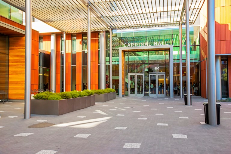 Cardinal Hall at the Stanford Redwood City campus houses the office of the VP for University Human Resources
(Photo: CHRISTINE BAKER/Stanford News Service)