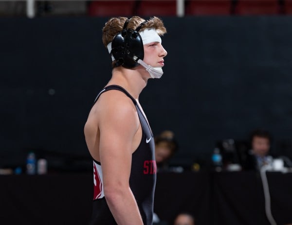 COVID-19 halted NCAA sports earlier this month, cutting short redshirt freshman Shane Griffith's record-setting season. He has already brought home numerous honors and is currently a finalist for the prestigious Hodge Trophy — the Heisman of wrestling. (Photo: JOHN P. LOZANO/isiphotos.com)