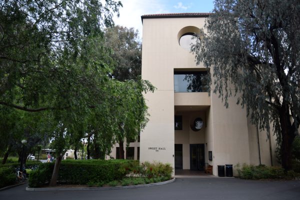 Sweet Hall. (Photo: EVAN PENG/The Stanford Daily)