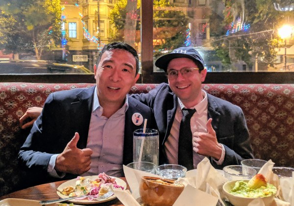 "Within seconds the Stanford Yang Gang chat was buzzing with excitement," Michael Fischer '20, who led Stanford's Yang Gang, told The Daily.