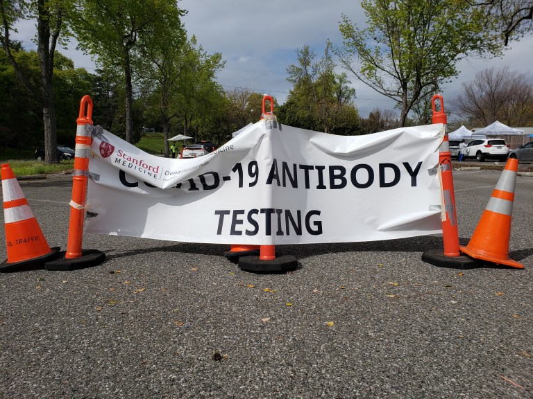 The preliminary findings from a Stanford-led study that found that there could be 50 to 85 times more coronavirus cases than confirmed in the county have been challenged by statisticians across the country. (Photo: KATE SELIG/The Stanford Daily)